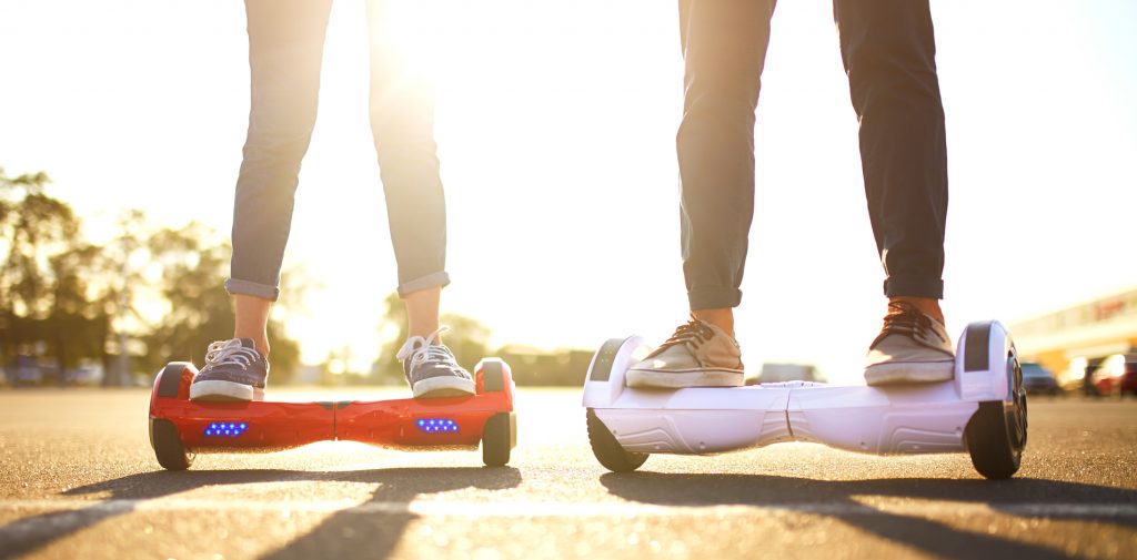 Kaip važiuoti hoverboard