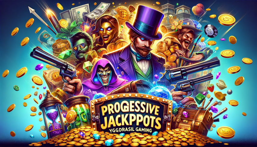 Progressiivse jackpotiga Yggdrasil Gaming slotid