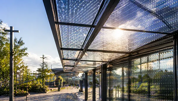 pannello vetro fotovoltaico