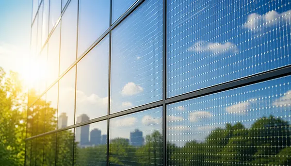 pannello vetro fotovoltaico